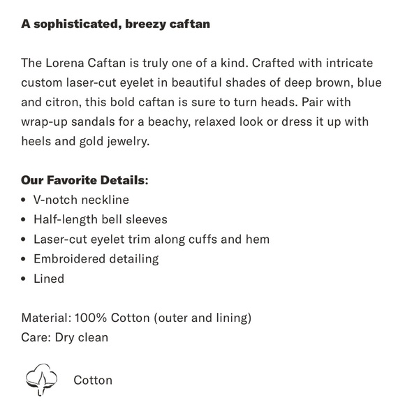 Love Tomas by Emerson Fry Marguerite 2 Organic Francis 4V dress. S. NWT. - Picture 10 of 14